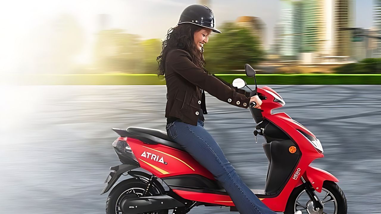 Hero Electric Atria scooter: Fast charging, long range and excellent features