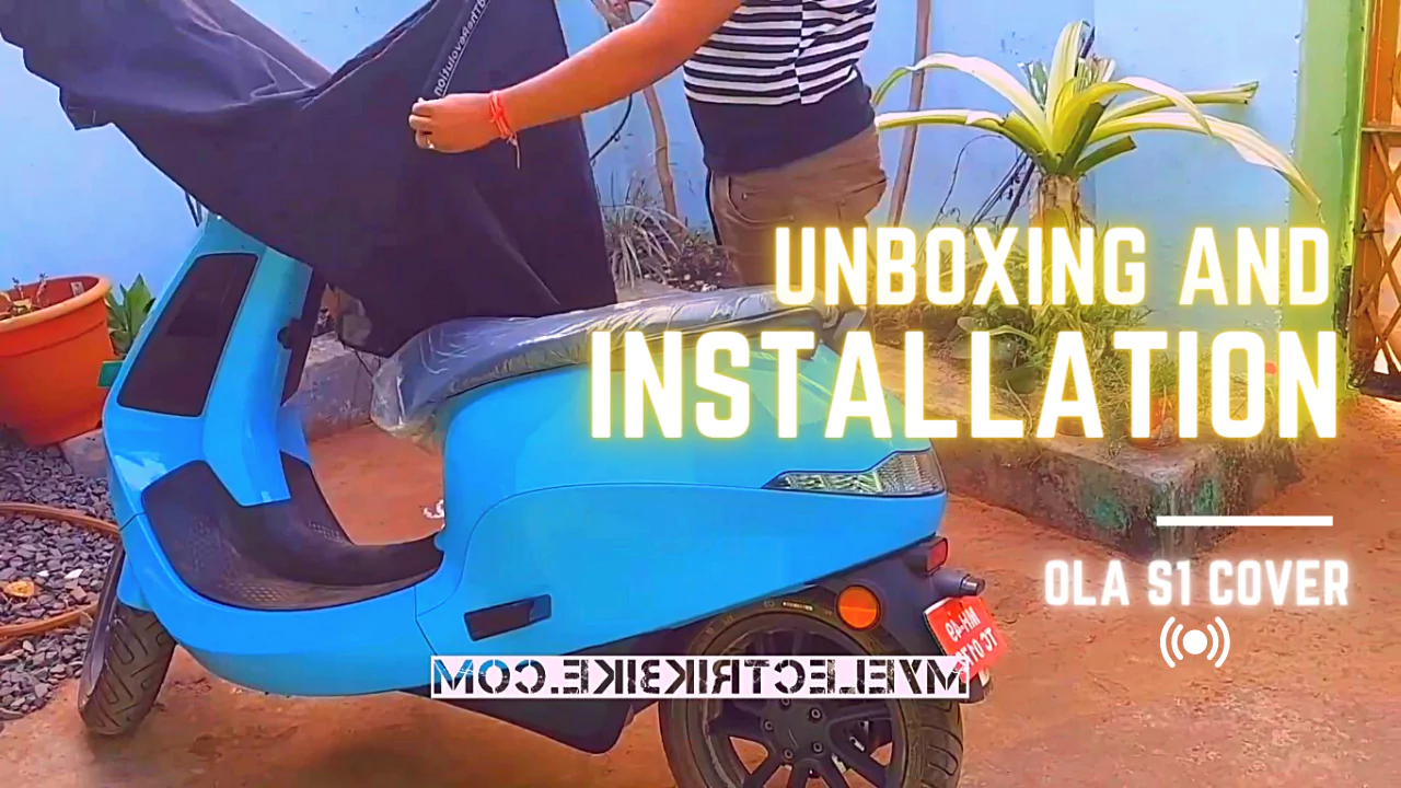Ola S1 Cover Unboxing and Installation