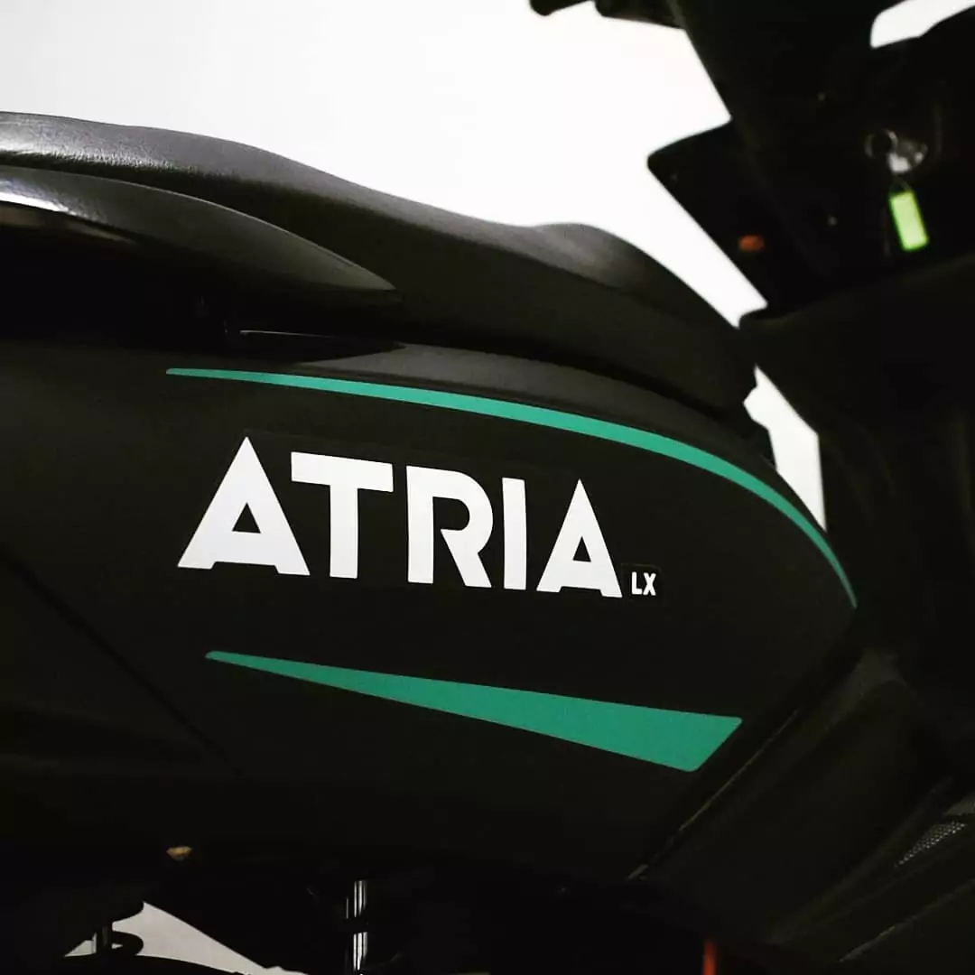 Hero Electric Atria LX rear printed logo Atria LX