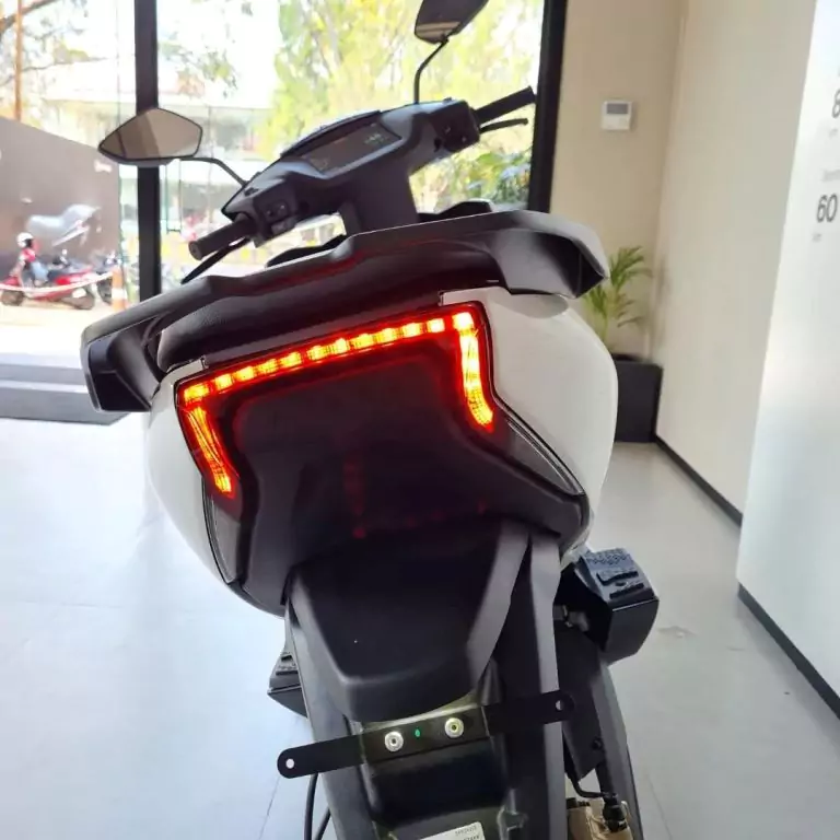 Ather 450X, white color, tail light 
