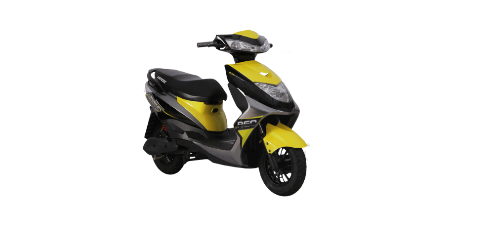 ampere reo la electric scooter yellow color