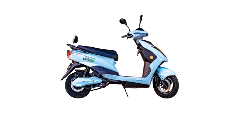 battre loev electric scooter blue color