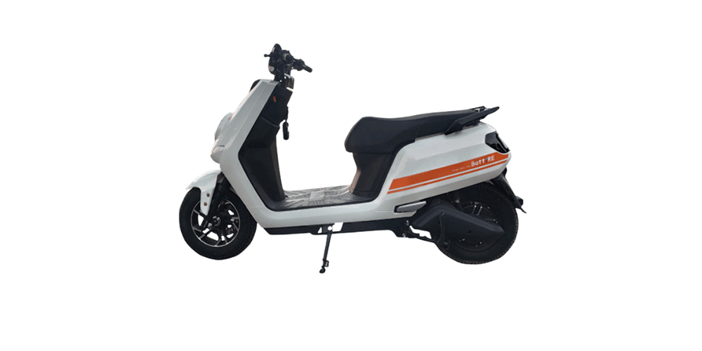 battre one electric scooter white color