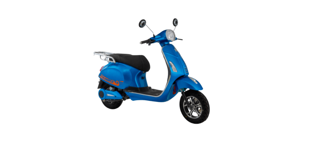 cosbike electra er electric scooter blue color