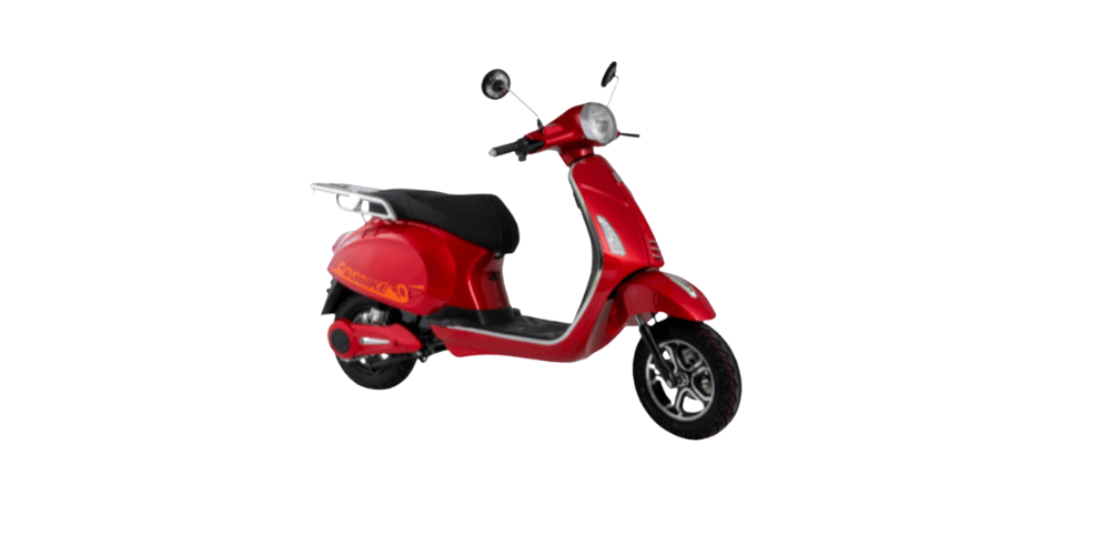 cosbike electra er electric scooter red color