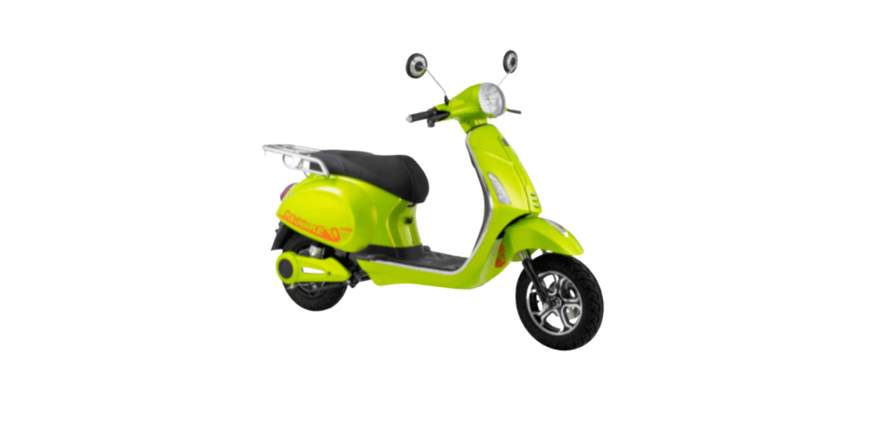 cosbike electra er electric scooter yellow color