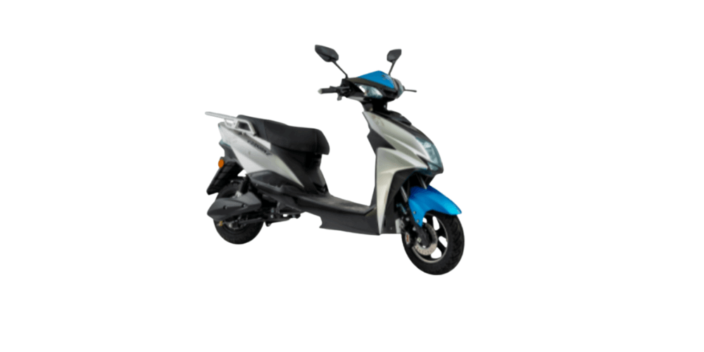 cosbike fusion er electric scooter blue color