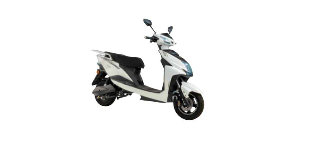 cosbike fusion er electric scooter white color