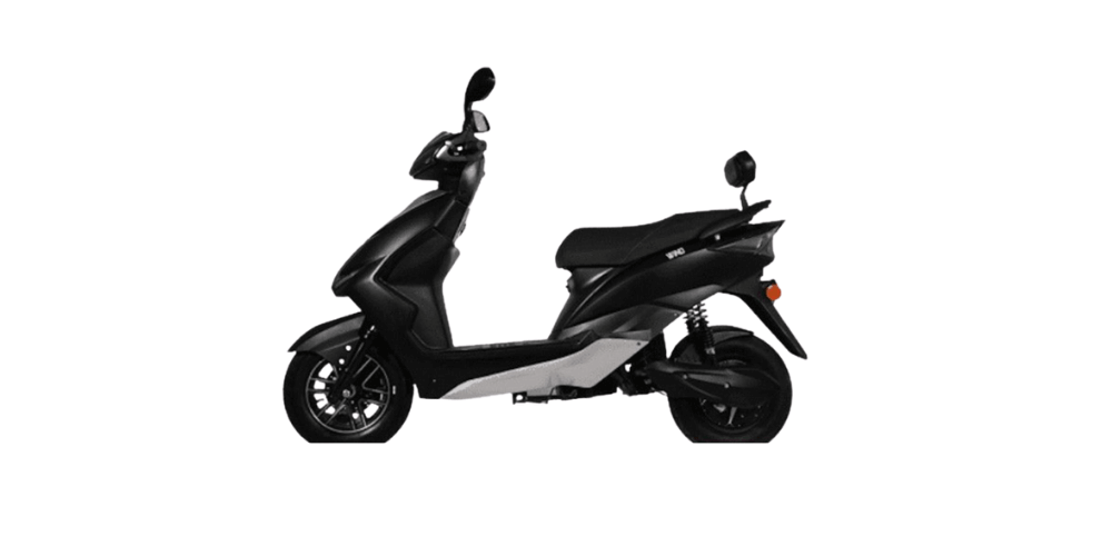 eeve india wind electric scooter black color