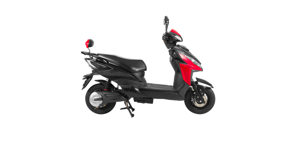 joy e bike wolf electric scooter red color