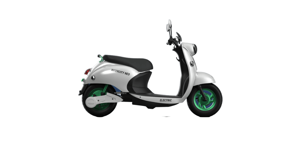 kabira mobilty intercity neo electric scooter white color