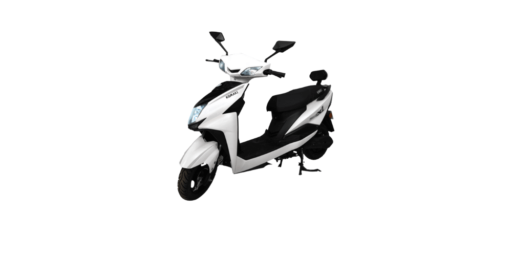 komaki xgt x1 electric scooter white color
