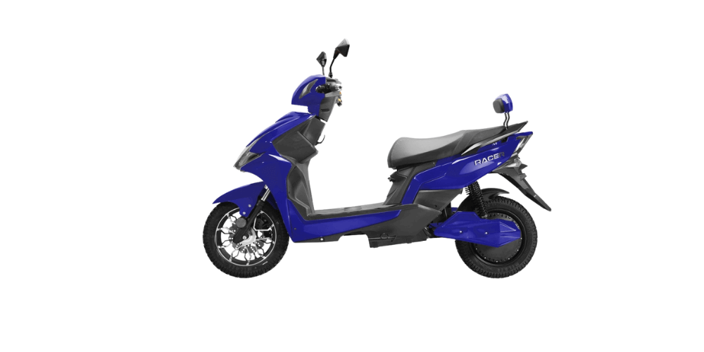 odysse racer lite electric scooter blue color