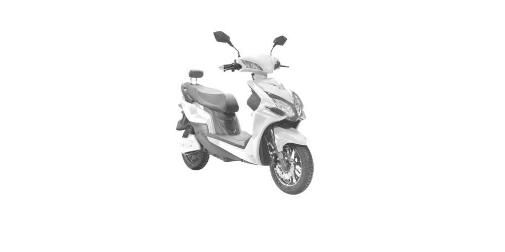 odysse racer lite electric scooter white color