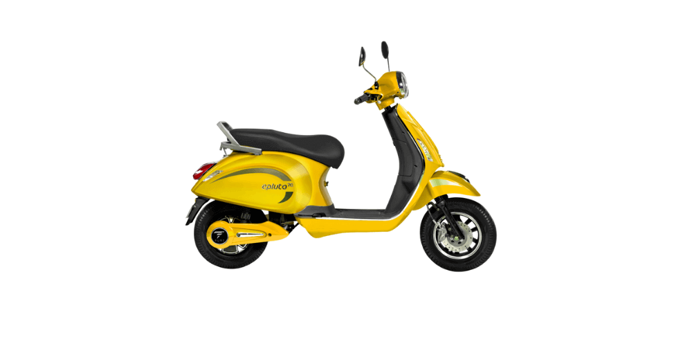 pure epluto 7g electric scooter yellow color