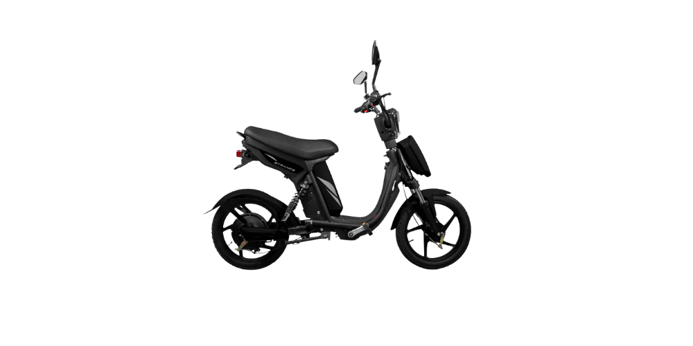 pure etrance electric scooter black color
