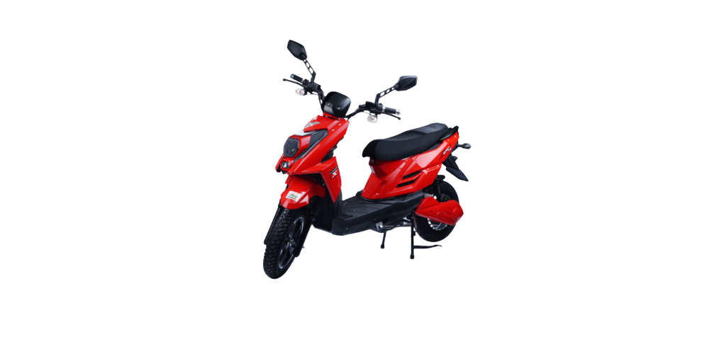 tunwal t133 electric scooter red color