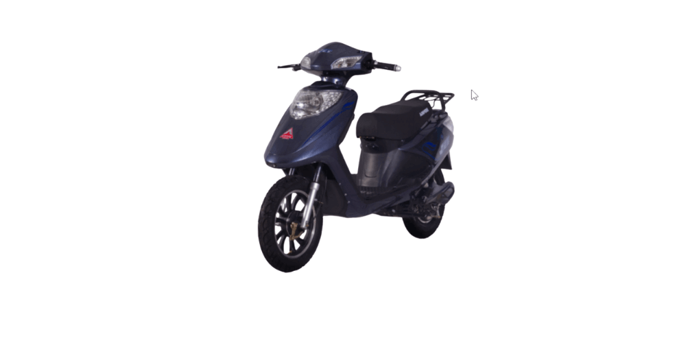 ampere v48 electric scooter black colour