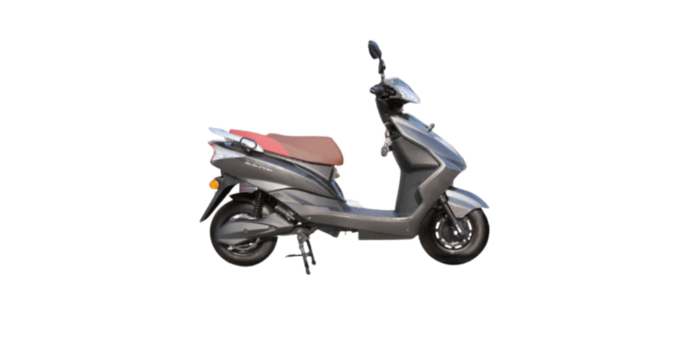 ampere v48 electric scooter grey colour