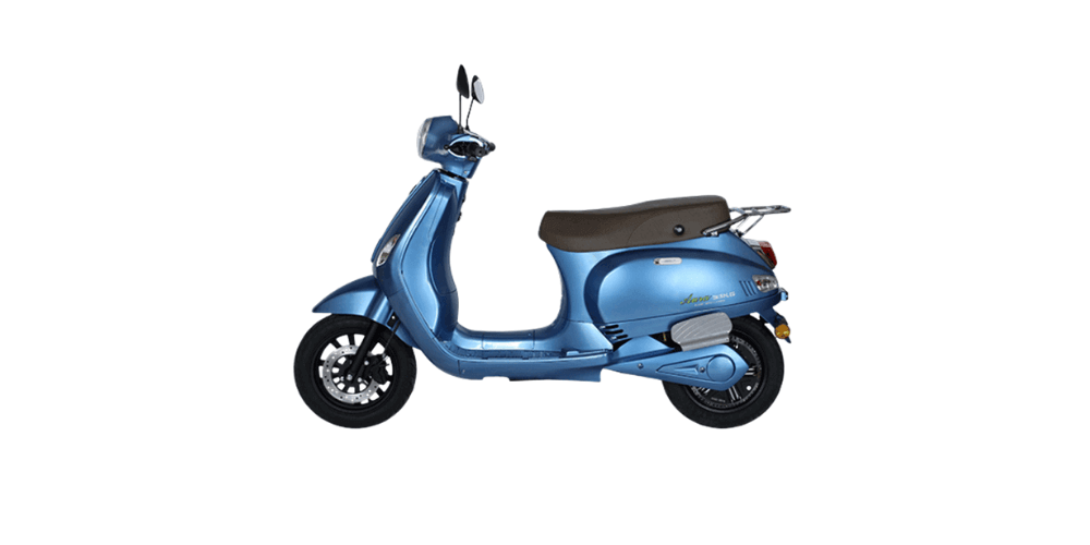 benling aura electric scooter glossy blue colour