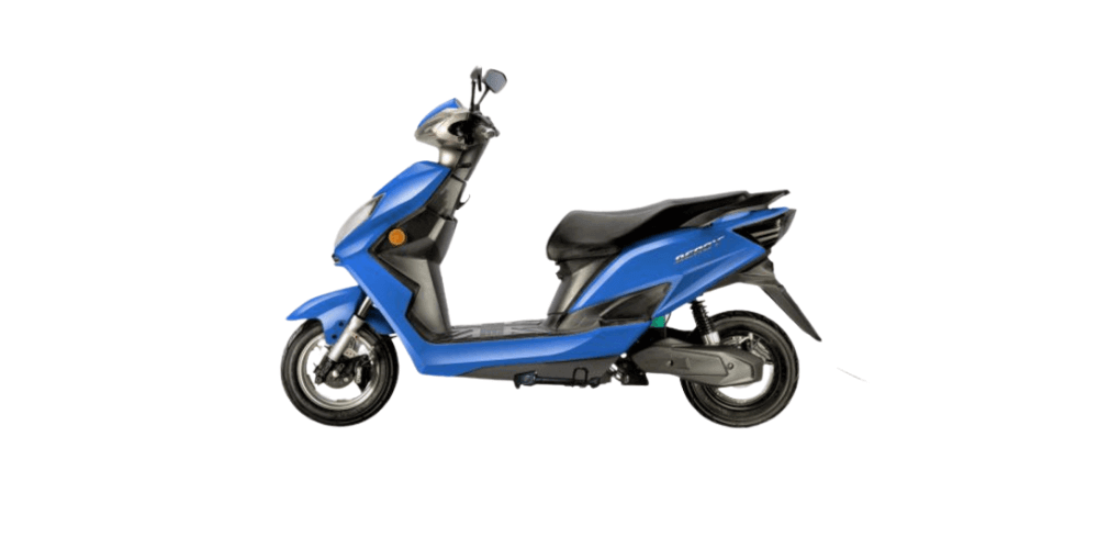 evolet derby classic electric scooter blue color