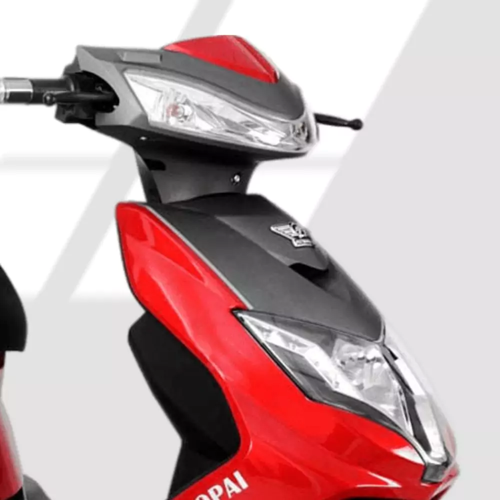 Gemopai Ryder, Red color, front view